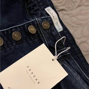 KanCan Women's Deep Indigo High Rise Jeans
